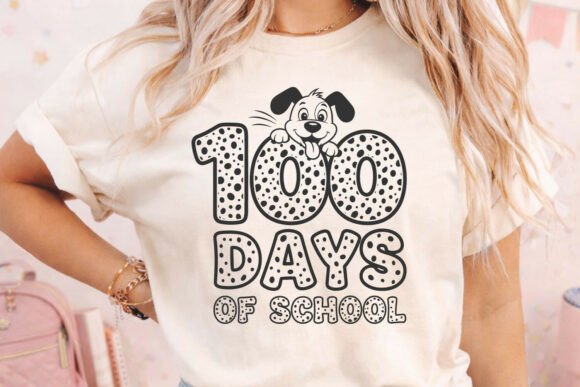 100 Days of School T-Shirt Design: Graphics & Crafts