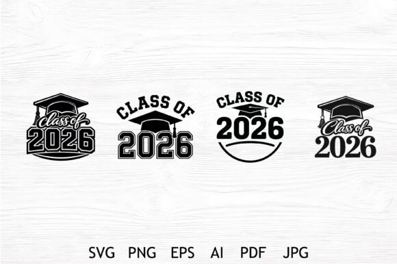 Class of 2026 SVG Designs: Graphics and Crafts for Branding