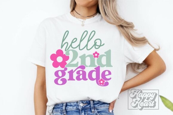 Hello 2nd Grade SVG PNG Grade 2 Teacher Graphics