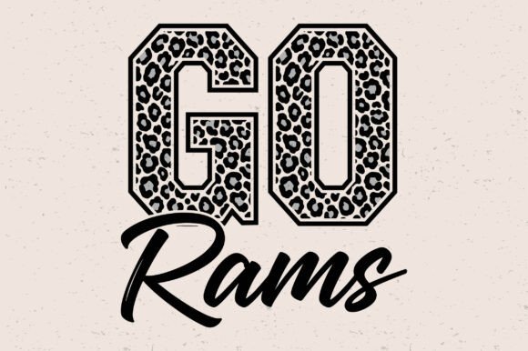 Leopard Print Rams SVG: A Bold Graphic Design Asset for Crafts and Content Creators