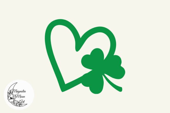 Shamrock with Heart SVG: Graphics and Crafts for Creative Publishing
