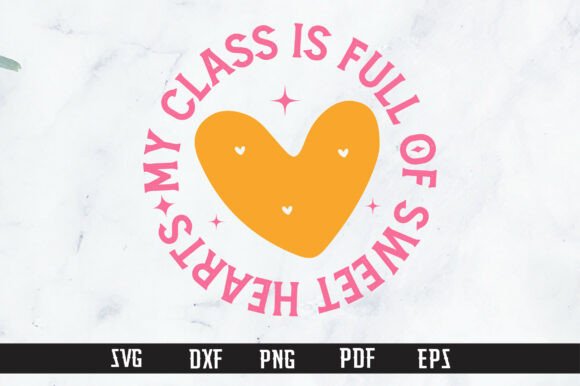 Sweet Hearts Teacher Png, Valentine SVG