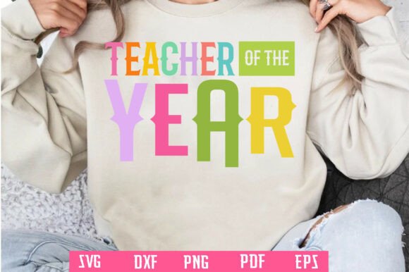 Teacher of the Year PNG Graphics for Crafts
